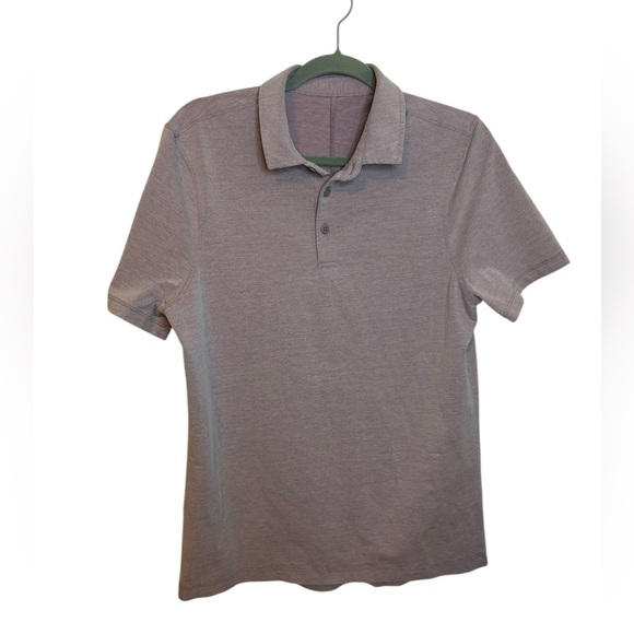 Lululemon Heathered Lavender Evolution Polo Shirt - Picture 1 of 4